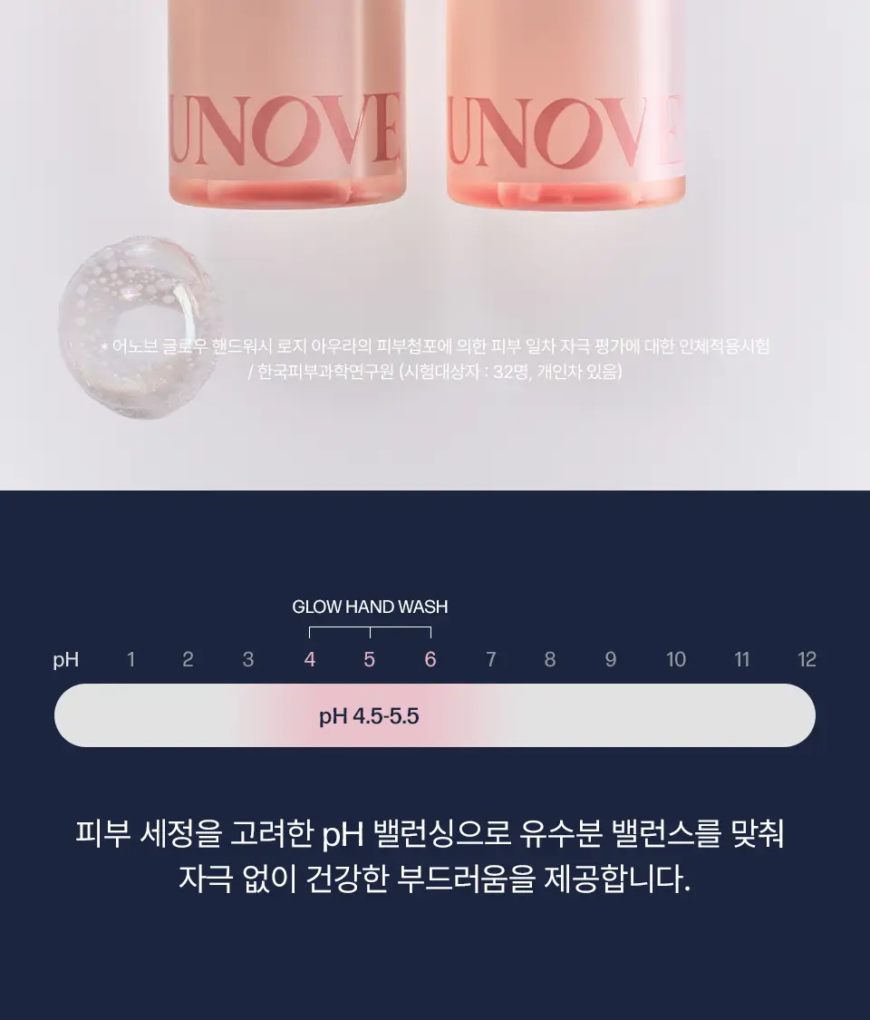 [고보습/퍼퓸] 어노브 글로우 핸드워시 290ml 2종 택 1(로지아우라/센슈얼화이트) 상세페이지 23
